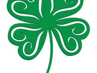 SVG four leaf clover